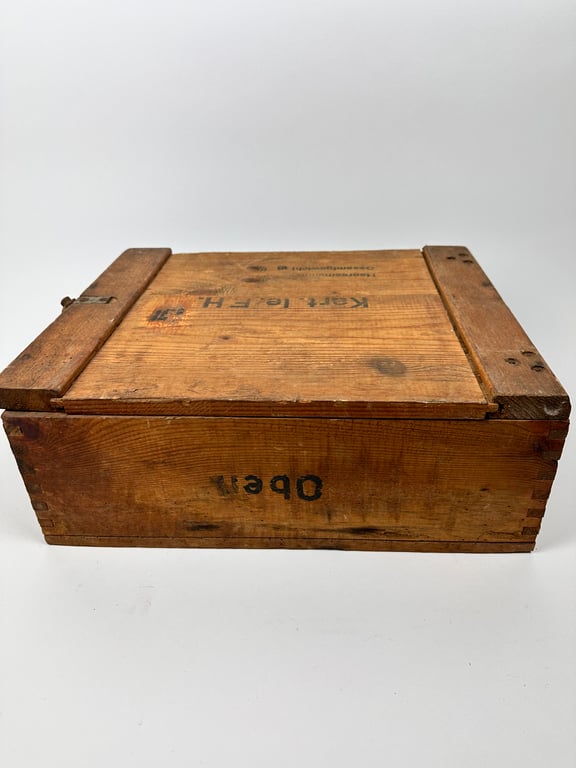 Wooden Ammo box Kart.le.F.H.