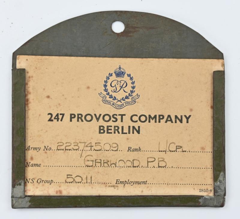 British WW2 Berlin Occupation Grouping