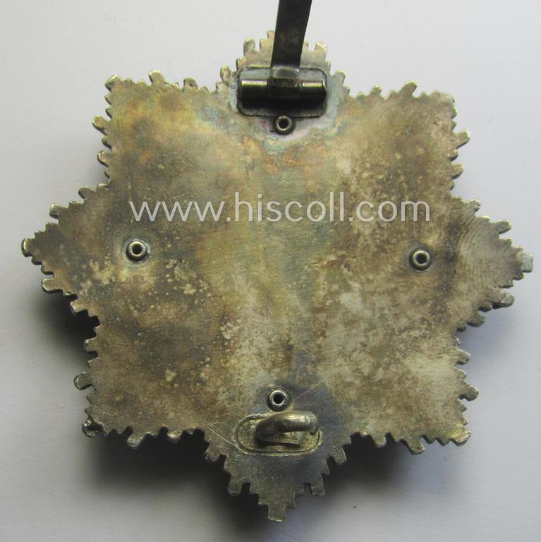 Attractive, neatly maker- (ie. '20'-marked-) example of WH (Heeres, LW etc.) 'Deutsches Kreuz im Gold' (or DKiG) being a (regular- ie. 'light-weight') piece that was produced by the: 'C.F. Zimmermann'-company