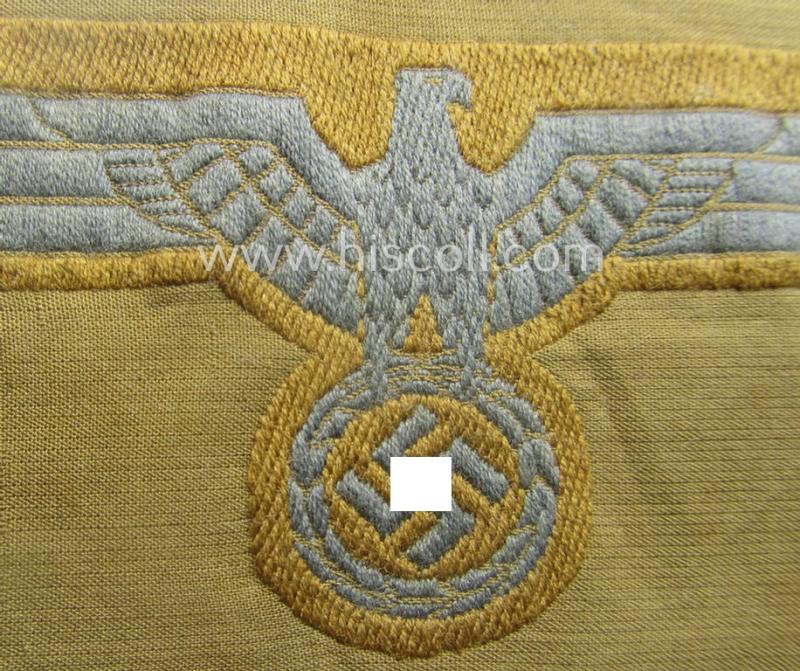 WH (Heeres) 'tropical-issue' breasteagle (in 'BeVo'-weave pattern)