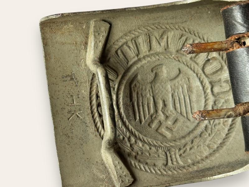 WH (HEER) Steel Belt Buckle -Hermann Knöller-
