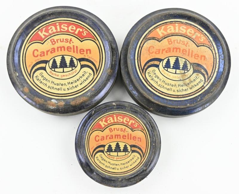 German Third Reich Era Candy Tin Cans