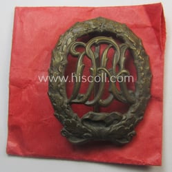 'Reichssportabzeichen DRL in Bronze' by: 'Wernstein' that came...