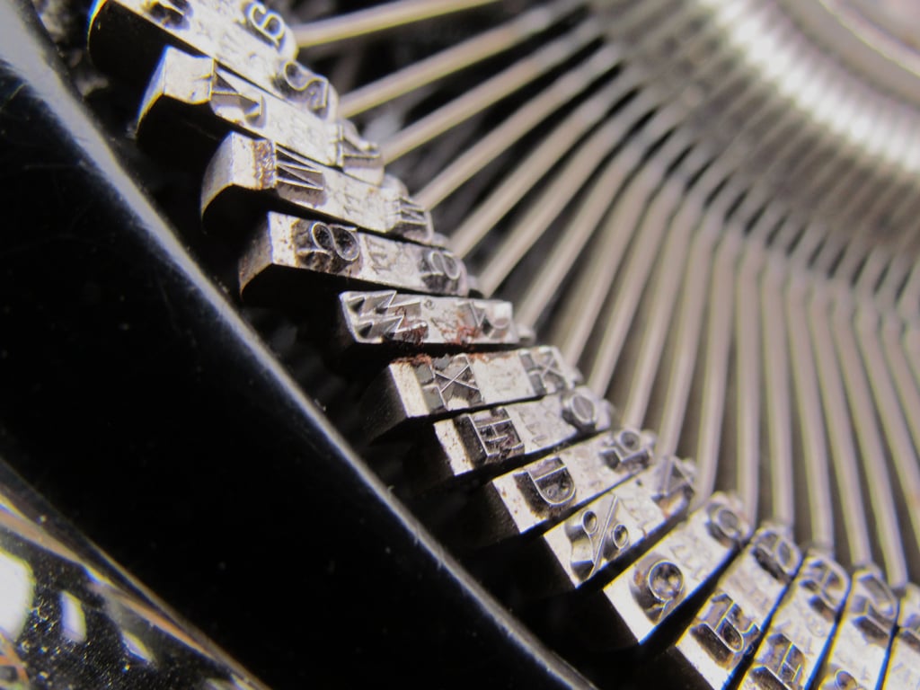 WWII Rheinmetall Typewriter with SS Key Complete with Case