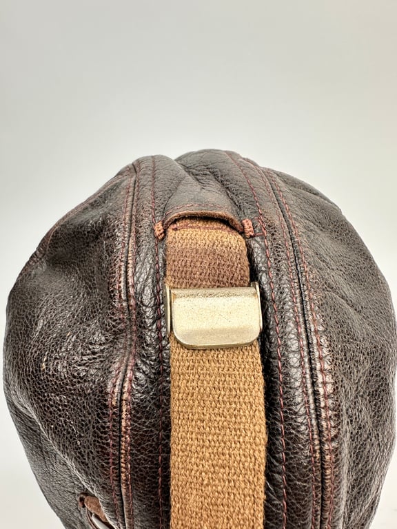 WW2 German Luftwaffe  Leather Flying Helmet 1940