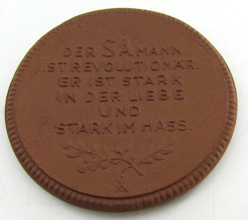 SA Gruppenaufmarsch Dresden 1934 table medal in case