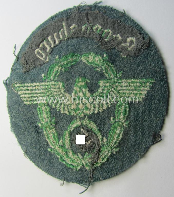 'Polizei o. Gendarmerie'-related arm-eagle (ie. 'Ärmeladler'): 'Gendarmerie Regensburg'