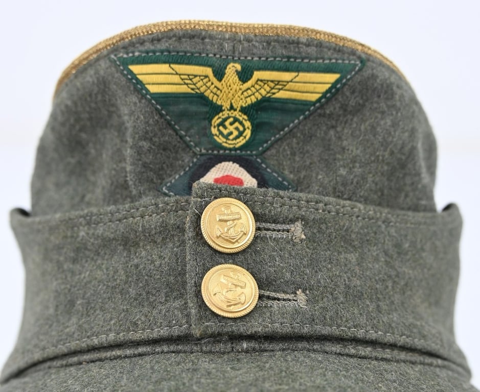 German KM Officer Coastal Artillery Fieldcap