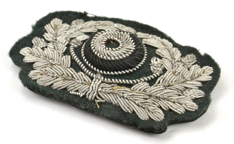 German WH Officer Visor Cap Cocarde