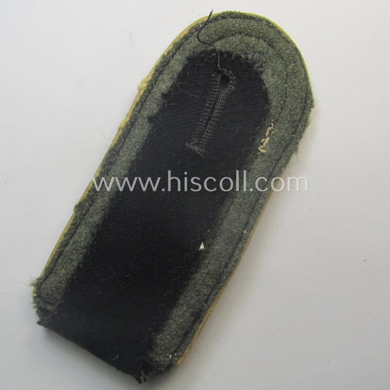 Single, Waffen-SS NCO-type shoulderstrap: 'SS-Hauptscharführer' who served within the: 'SS-Infanterie-Trpn.'