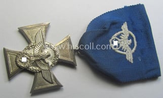 Silver-class 'Pol.-Dienstauszeichnung 2. Stufe' (or: police loyal-service medal...