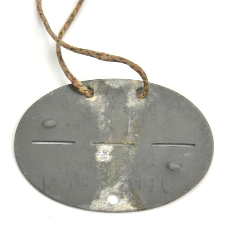 German WH Dog-Tag 'Panzer Jagd Ersatz Abteilung 6'