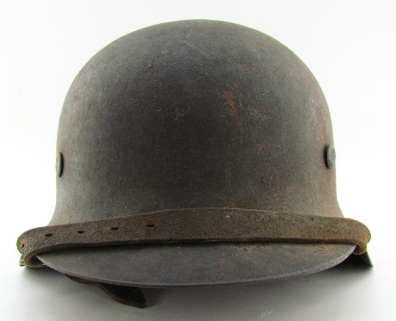 M42 Heer/Waffen-SS no decal steel helmet hkp62