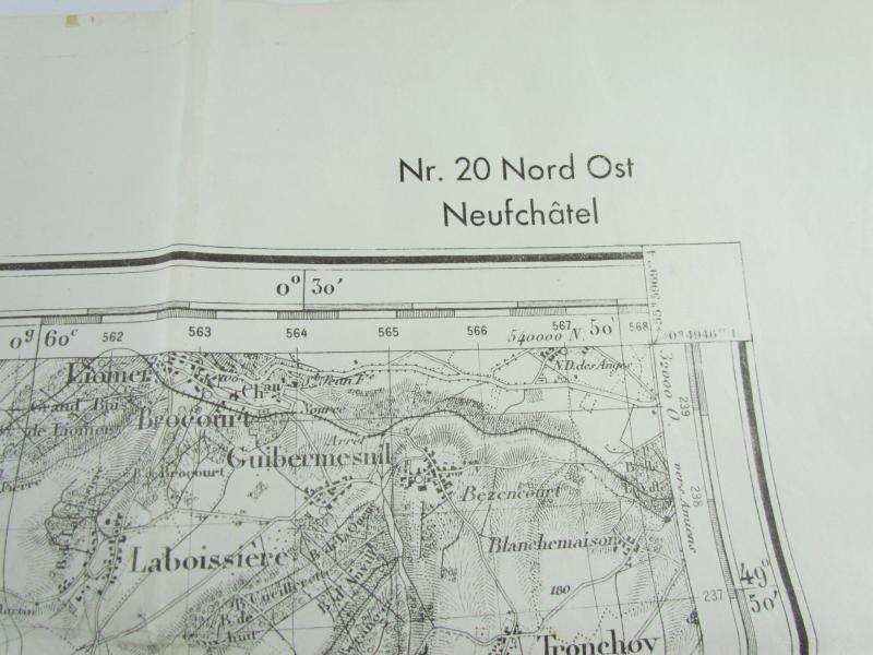 German Militairy Roadmap France ( South-East Abbeville )