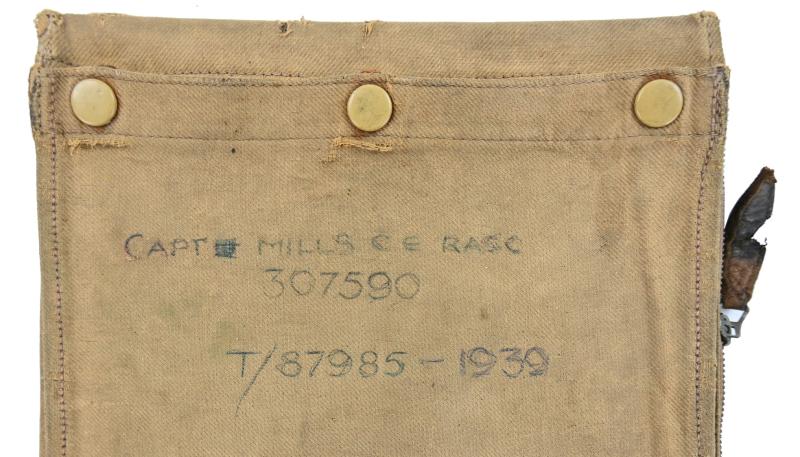 British WW2 Officer Mapcase 'Caen Normandy'