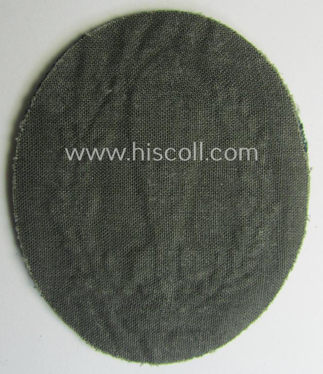 WH (Heeres) 'Nebelwerfer Richtkannonier'- (or: qualified smoke-troops canon-operator) patch as executed in the neat 'machine-embroidered'-pattern