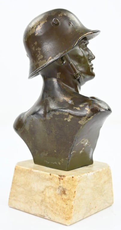 German Third Reich Veteran Buste 'Front Heil' Ortsgruppe Spandau
