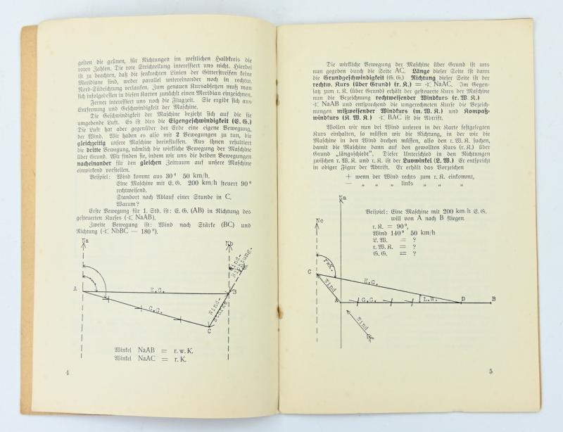 German LW Navigation Booklet Jüterbog