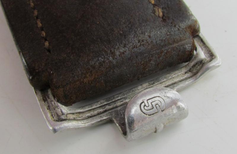 Luftwaffe Tabbed Alumium Belt Buckle ( 1937 LBA ) with Belt