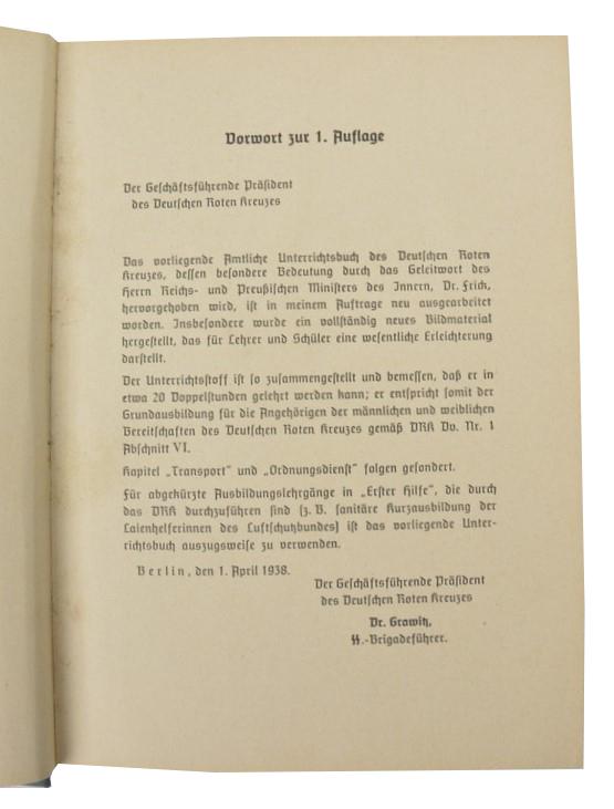 German DRK Medical First Aid Book