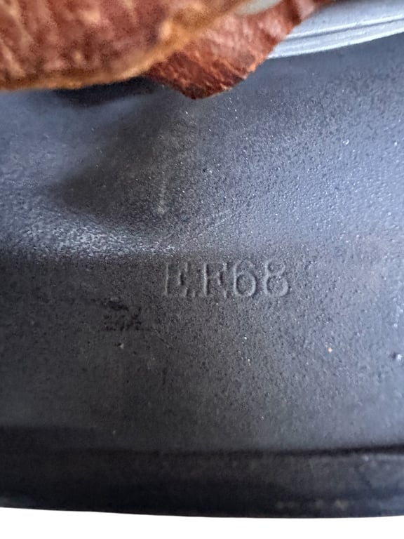 WW2 German Luftwaffe Double Decal Helmet 'EF68'