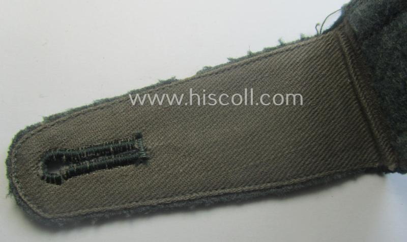 Single - and actually not that often seen! - WH (Heeres) NCO-type (ie. 'M36-/M40'-pattern- and 'pointed styled') 'cyphered' shoulderstrap as was intended for usage by an: 'Uffz. des Pionier-Rgts. 14'