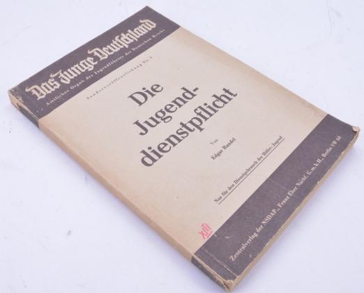 German HJ Book 'Die Jugend Dienstplicht'