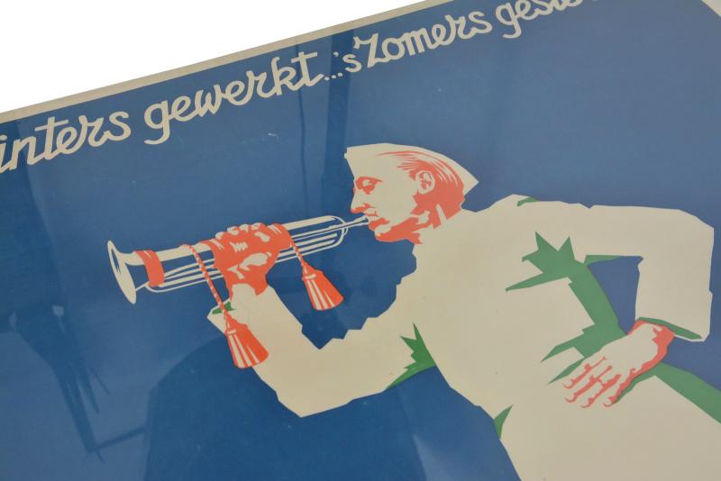 German Dutch NAD Arbeitsdienst Poster