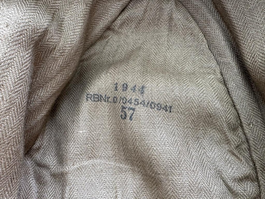 M43 Army (Heer) Field Cap ‘Einheitsfeldmütze’ with RBNr 1944.