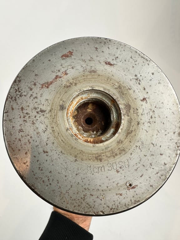 Original German WWII FlaK 88 Shell 1942