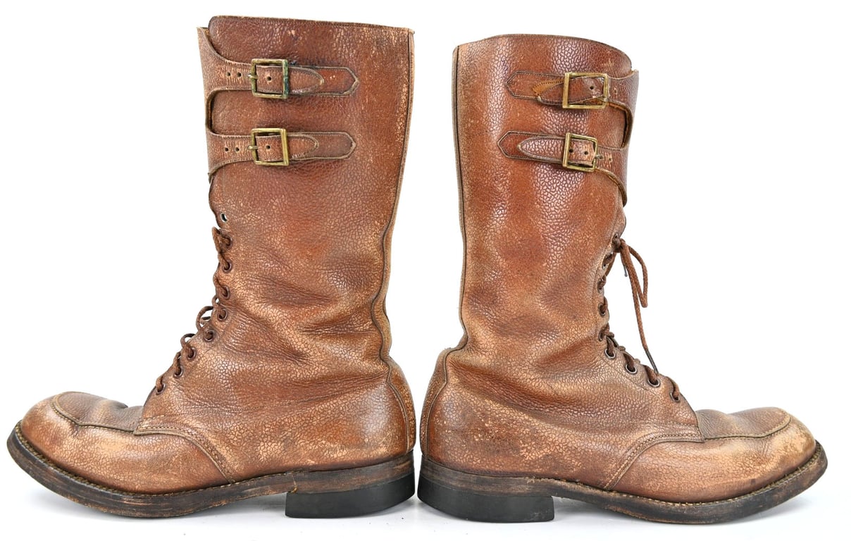 British WW2 Officer Twin Buckle Boots 1942