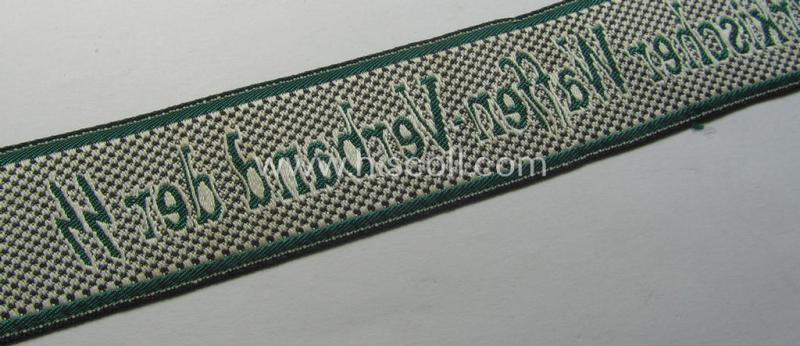 Waffen-SS cuff-title (ie. 'Ärmelstreifen'): 'Osttürkischer Waffen-Verband der SS'