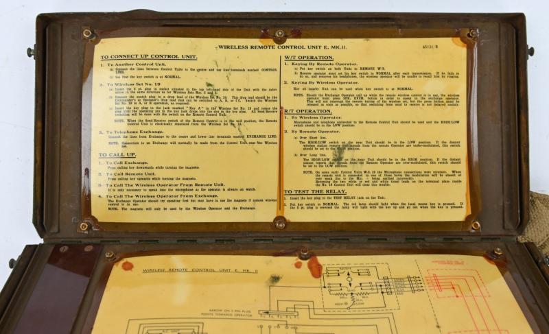 British WW2 Wireless 19 Set  Wireless Remote Control Unit E