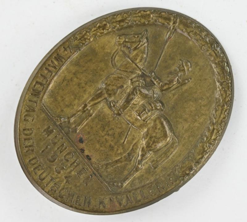 German Third Reich Tinnie '4. Waffentag der Deutsche Kavallerie Munchen 1934''