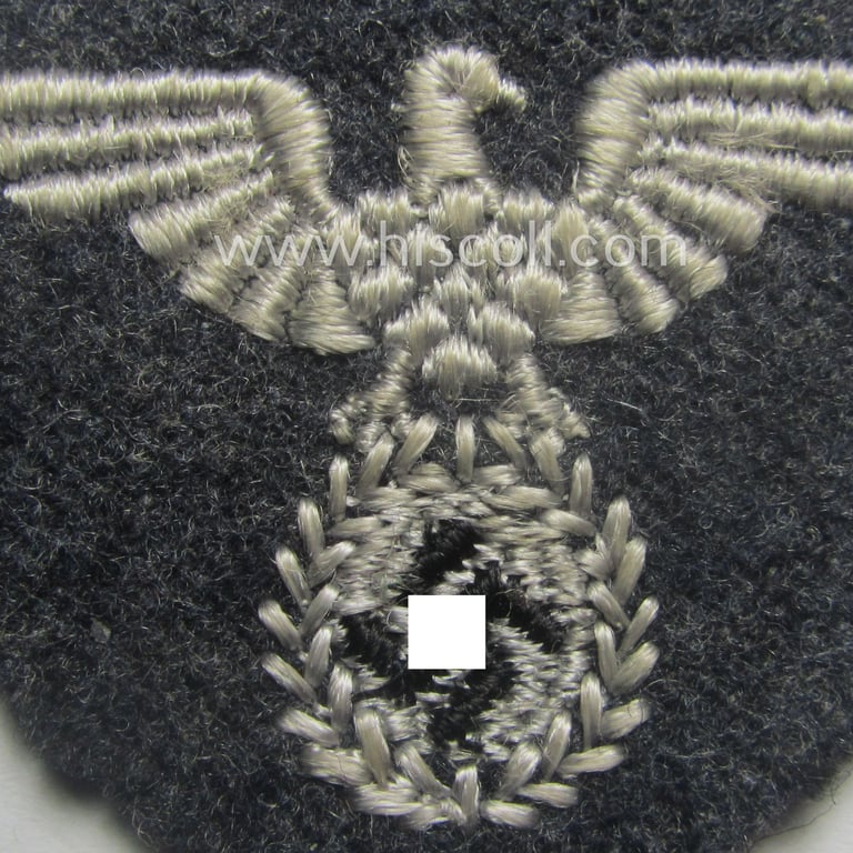 Early- (ie. most certainly pre-war-) period 'Deutsches Luftsport Verband'- (ie. DLV-) related- and/or machine-embroidered, so-called: trade- ie. special-career patch as was worn to signify (former) membership within this organisation