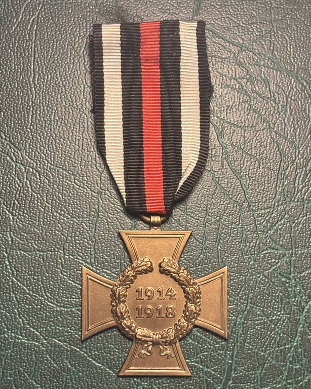 WW1 War Merit Medal with Ribbon "43" RV Pforzheim