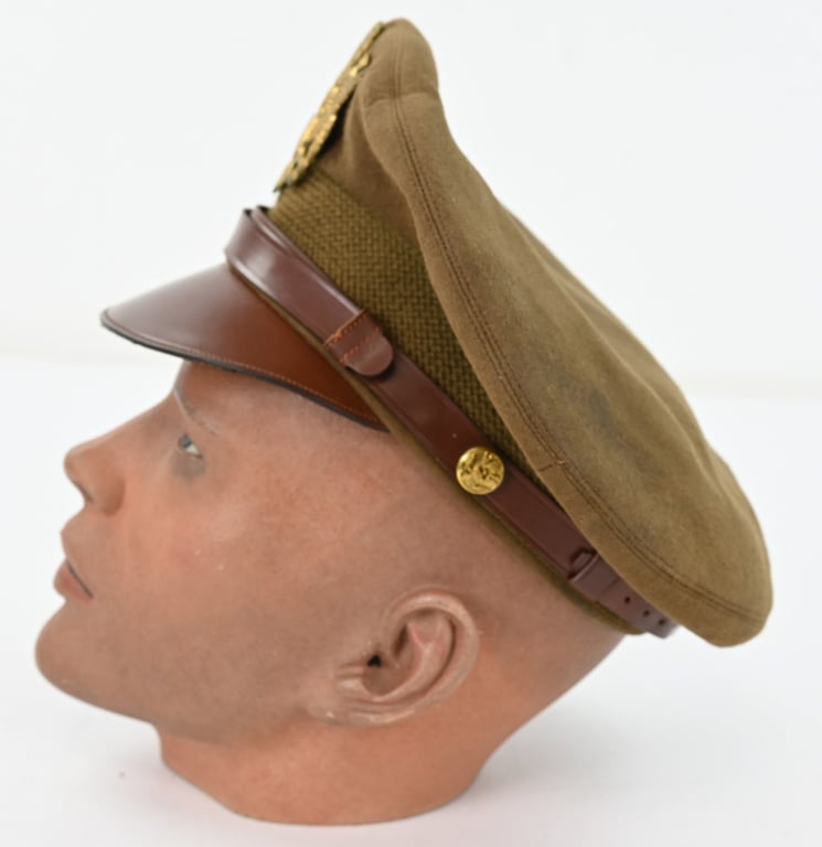 US WW2 Officers Cap R.J. Resetaritz
