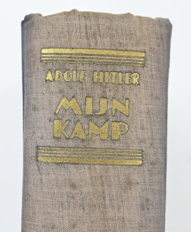 Dutch WW2 Version of Adolf Hitler 'Mein Kampf' book