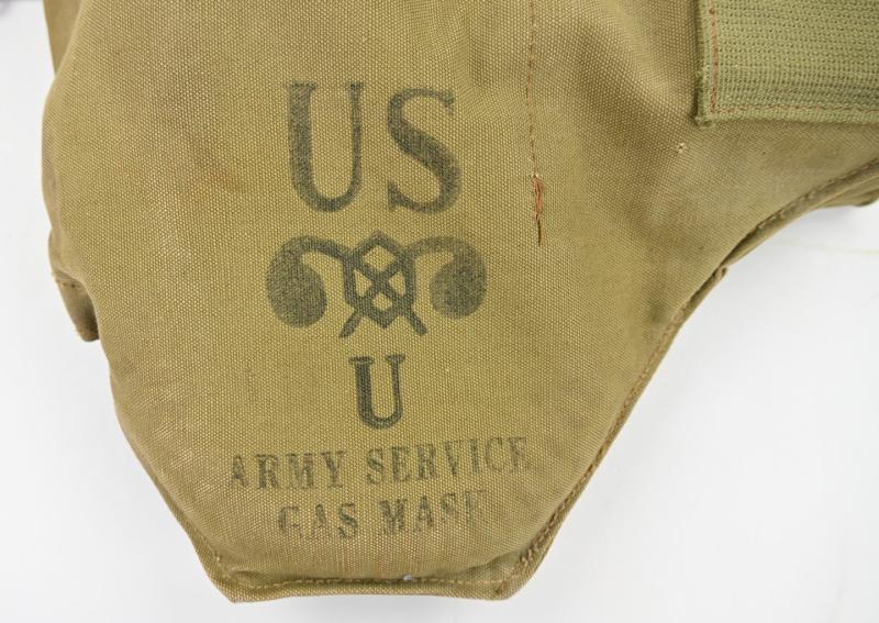 US WW2 MIVA 1 Army Service Gasmask in Carrying Pouch