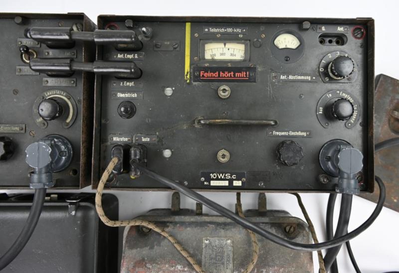 German WH Panzer Tank Radio Set