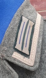 WW2 German M43 Army Medics NCO Combat Tunic-...