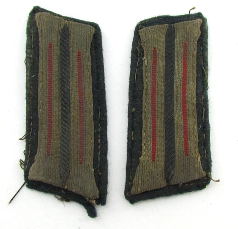 Wehrmacht ( Heer ) Panzerjäger Collar Tabs