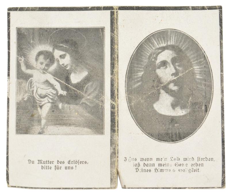 German WH Deathcard 'Georg Kopp'