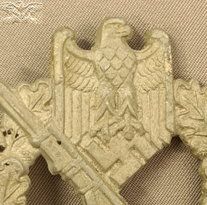 Infantry Assault Badge  in Silver -Infanterie-Sturmabzeichen