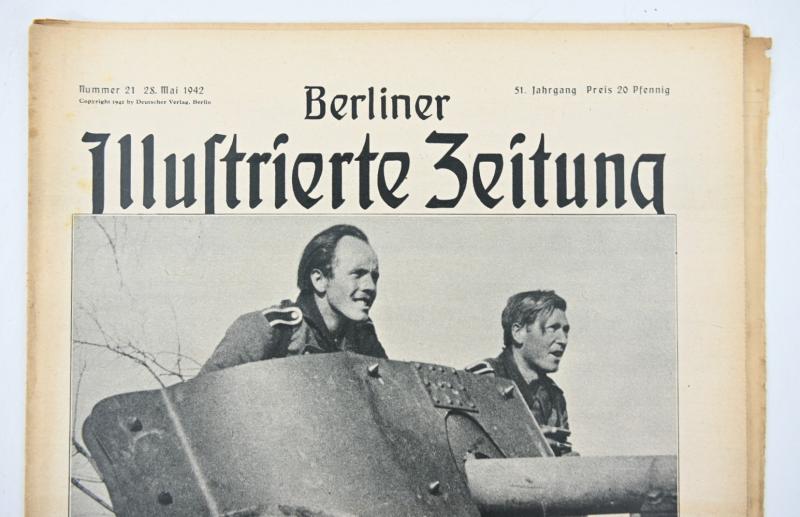 German Berliner Illustrierte Zeitung Newspaper 1942