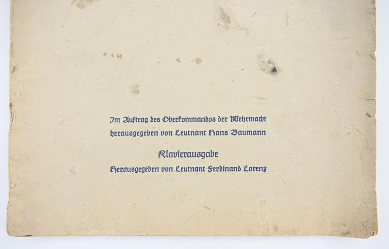 German WH Songbook 'Morgen Marschieren Wir'
