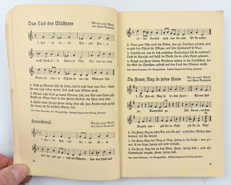 German BDM Songbook 'Wir Mädel singen'
