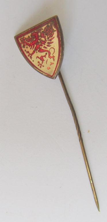 Attractive, so-called: WH (Luftwaffe) neatly enamelled: 'Traditions-Mützen- o. Gruppenabzeichen' being a maker- (ie. 'H. Schmidt'-) marked example as was intended for a member within an (by me) unidentified 'Staffel o. Gruppe'
