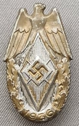 H.J. Reichsportwettkampf 1936 pin