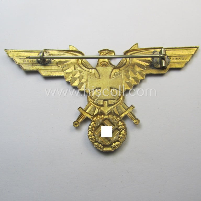 Bright-golden-toned, naval-related D.R.K.B. (or: 'Deutscher Reichskriegerbund' aka 'Kyffhäuserbund') enlisted-mens'- (ie. NCO-) type breast-eagle